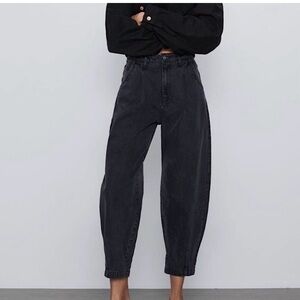 Zara Black Boyfriend Jeans
